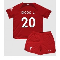 Fotbalové Dres Liverpool Diogo Jota #20 Dětské Domácí 2022-23 Krátký Rukáv (+ trenýrky)